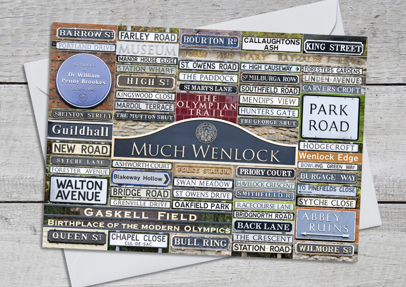 Street names and places, Much Wenlock, Shropshire.