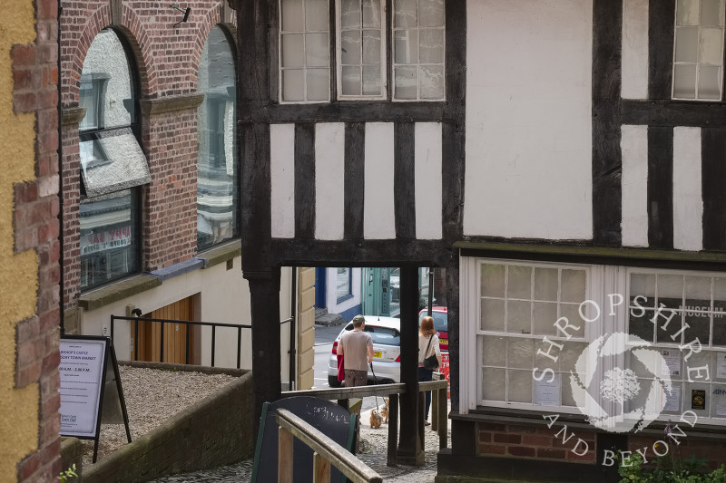 The House on Crutches in Bishop's Castle, Shropshire, England.
