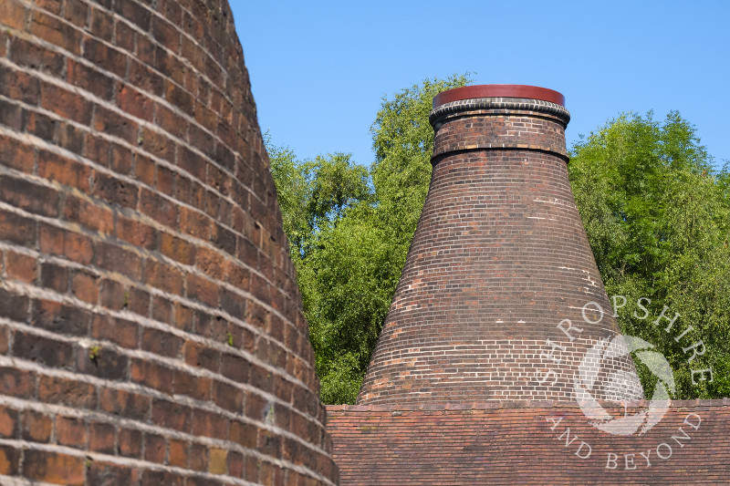 A bottle kiln at Coalport China Museum, near Ironbridge, Shropshire.