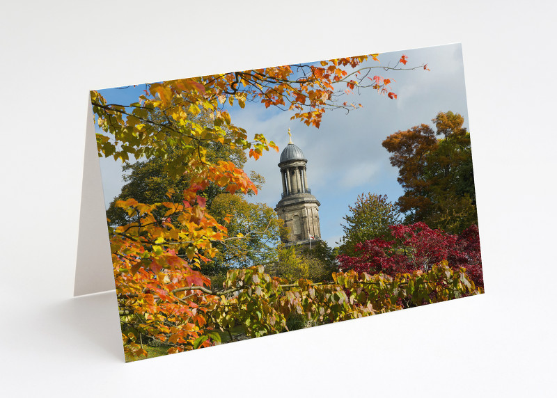 Autumn at St Chad's Church, Shrewsbury, Shropshire.