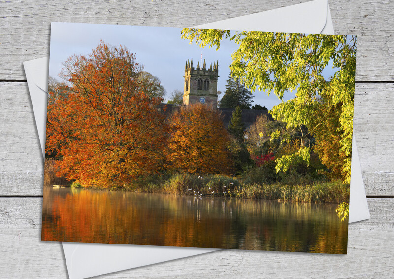 The Mere in autumn, Ellesmere, Shropshire.