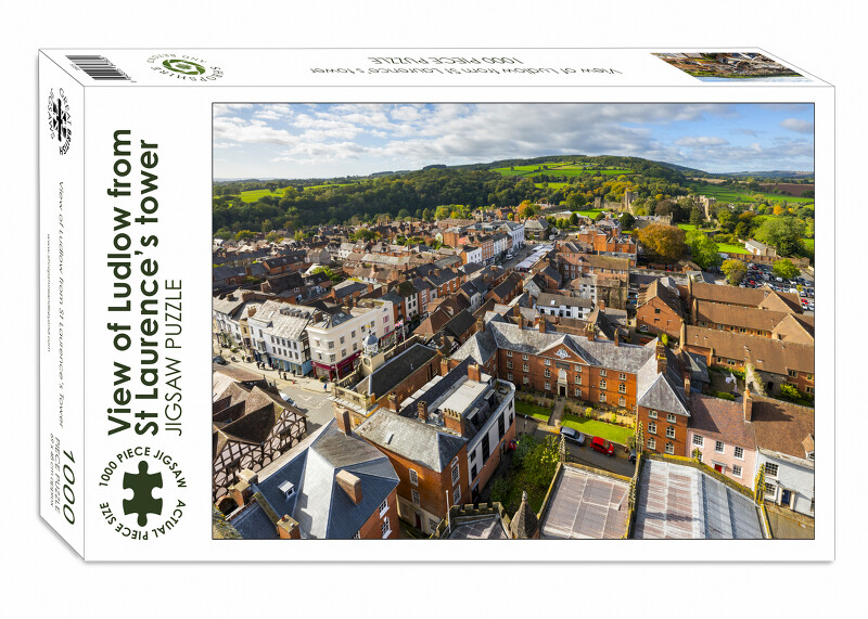 View of Ludlow from St Laurence's tower 1000-piece Jigsaw