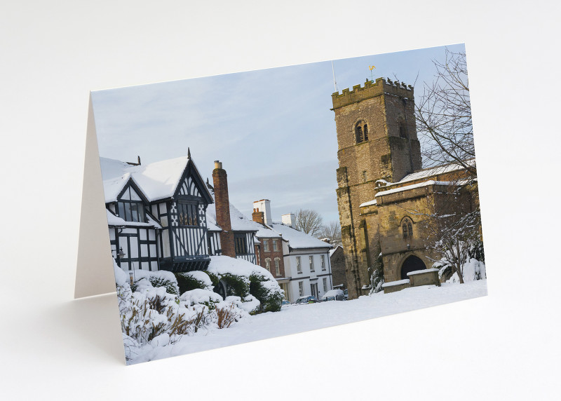 Winter at Much Wenlock, Shropshire.