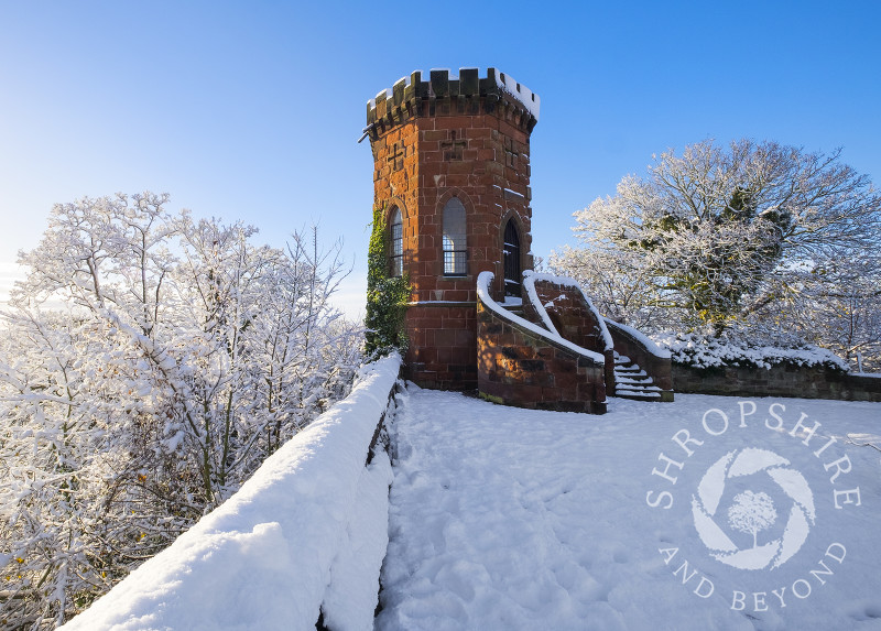 Laura's Tower at Shrewsbury Castle, Shropshire.