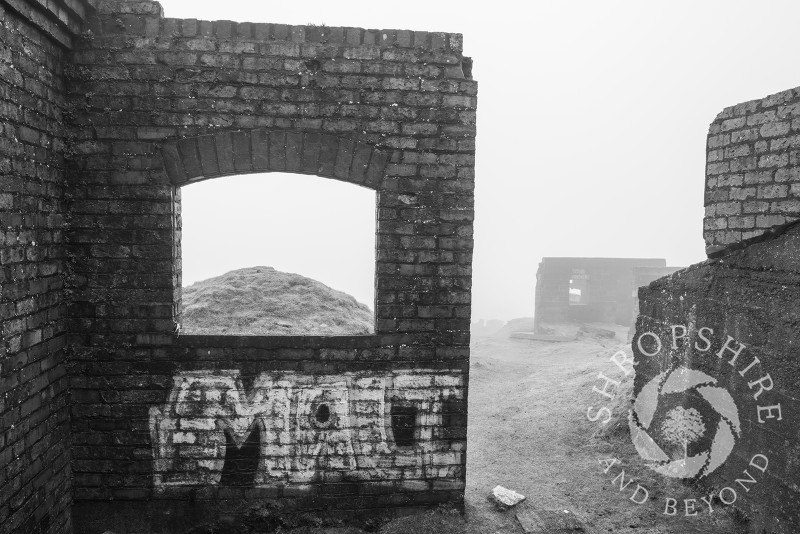 Mining remains on Titterstone Clee, Shropshire.