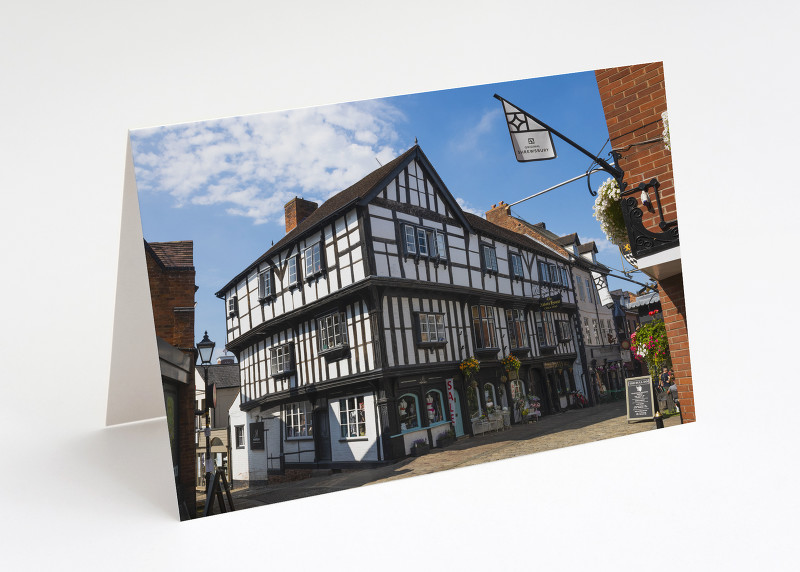 The Abbot's House in Butcher Row, Shrewsbury, Shropshire.