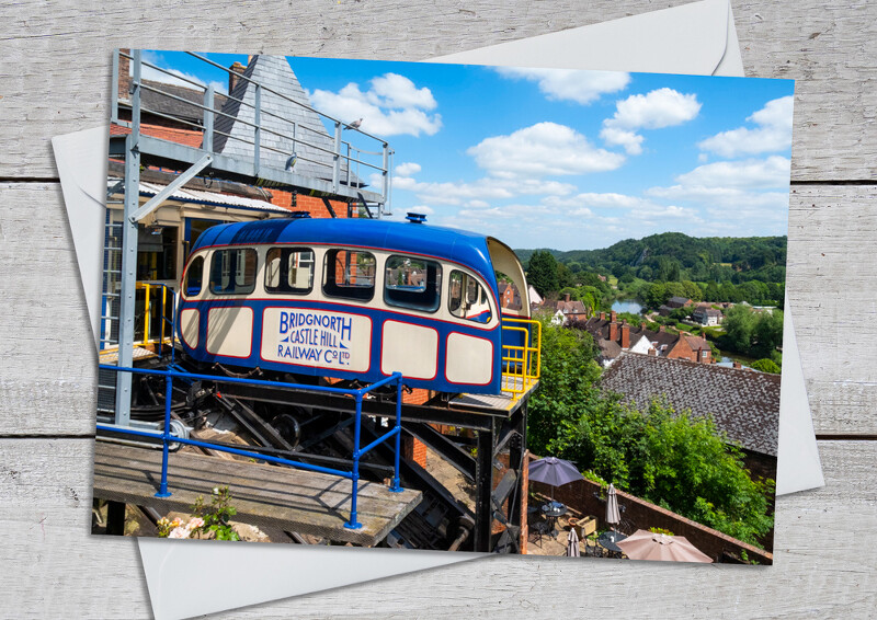 The Cliff Railway at Bridgnorth, Shropshire.