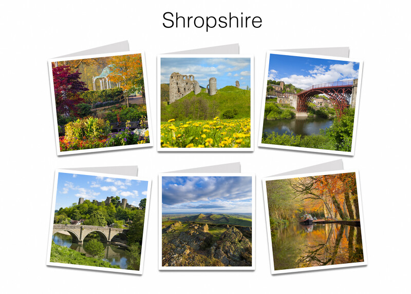 Shropshire square cards pack