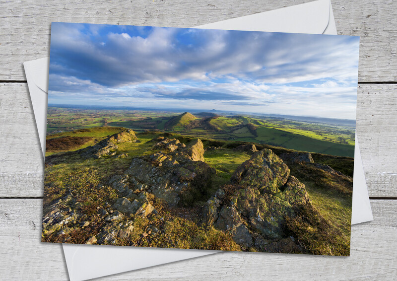 Early morning light on Caer Caradoc, near Church Stretton, Shropshire.