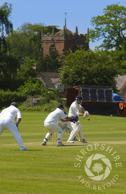 Cound Cricket Club, Shrewsbury, Shropshire, England.