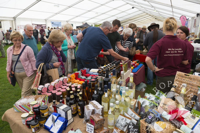 A stall at the 2014 Ludlow Food Festival, Shropshire, England.