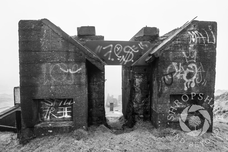 Mining remains on Titterstone Clee, Shropshire.