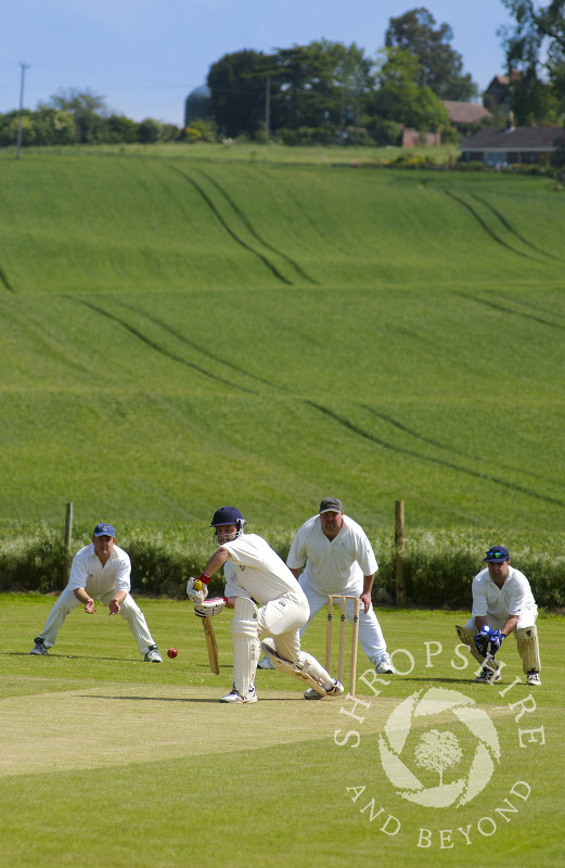 Cound Cricket Club, Shrewsbury, Shropshire, England.