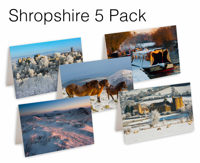 5 Shropshire Christmas Cards