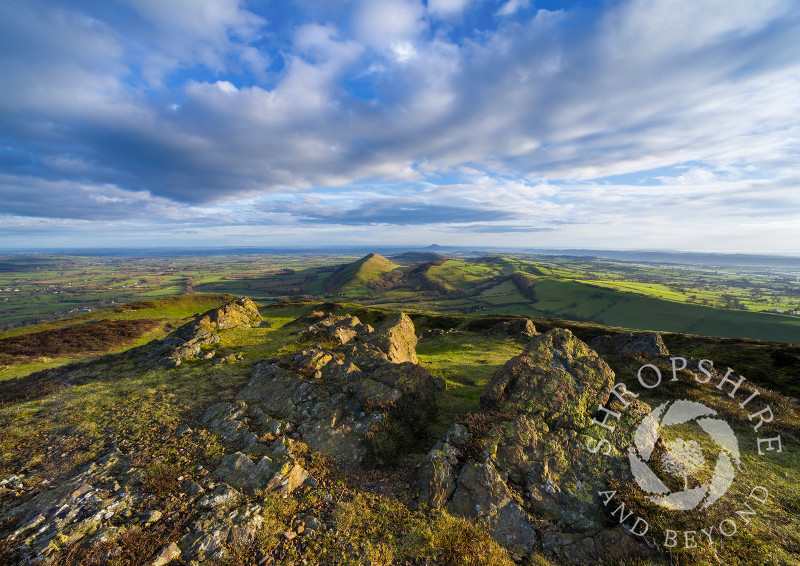 Early morning light on Caer Caradoc in the Shropshire Hills.