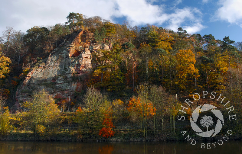 Autumn on High Rock by the River Severn, Bridgnorth, Shropshire