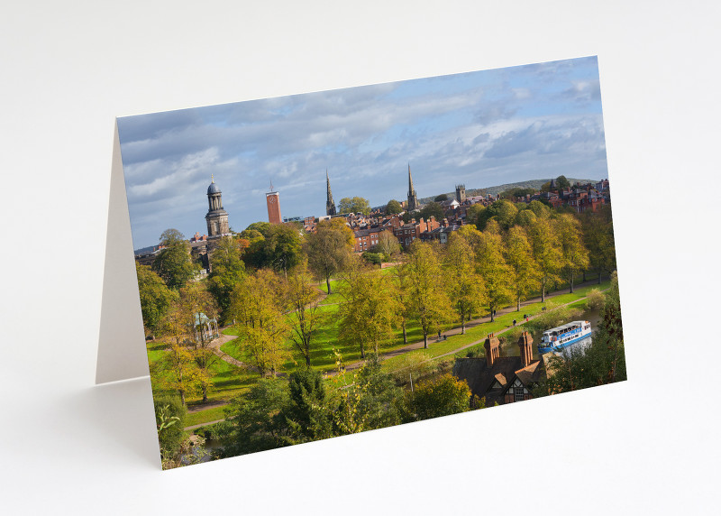 Autumn in Shrewsbury, Shropshire.