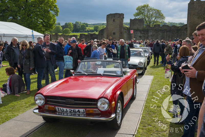 Triumph TR6 at Ludlow Spring Festival