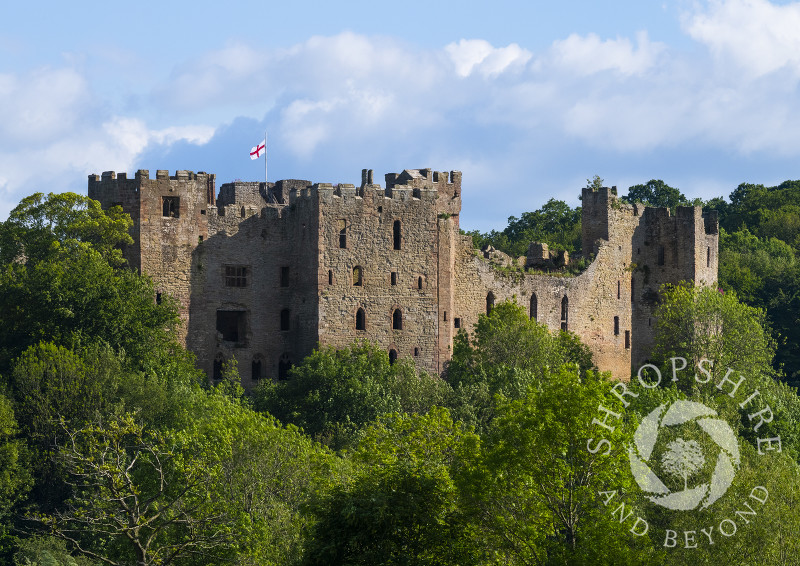 The northern side of Ludlow Castle, Shropshire.