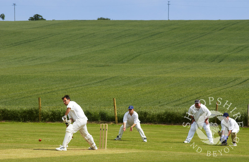 Cound Cricket Club, Shrewsbury, Shropshire, England.