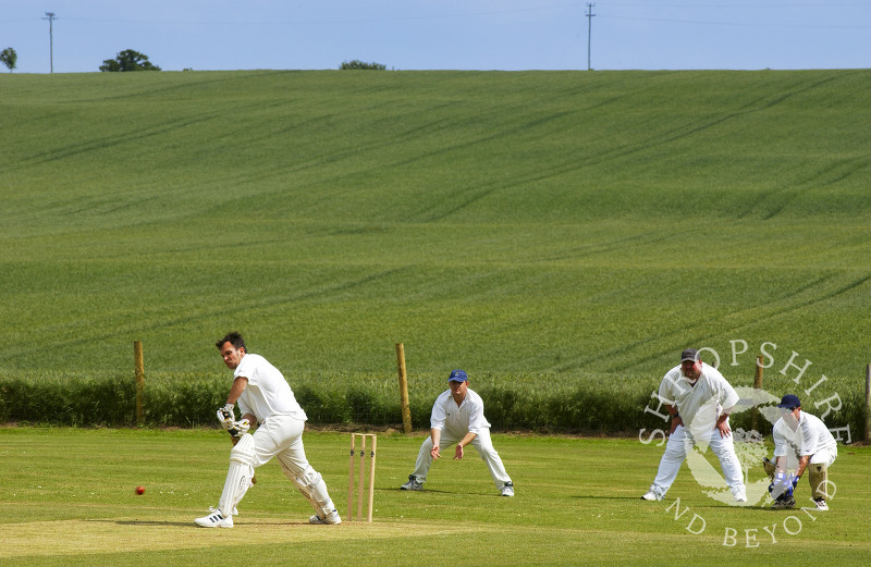 Cound Cricket Club, Shrewsbury, Shropshire, England.