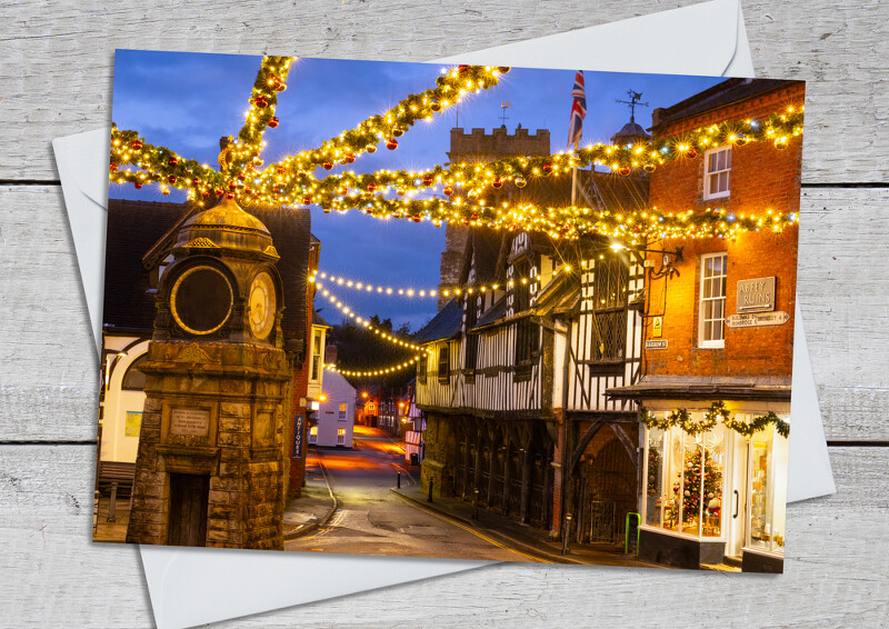 Christmas in Much Wenlock, Shropshire.