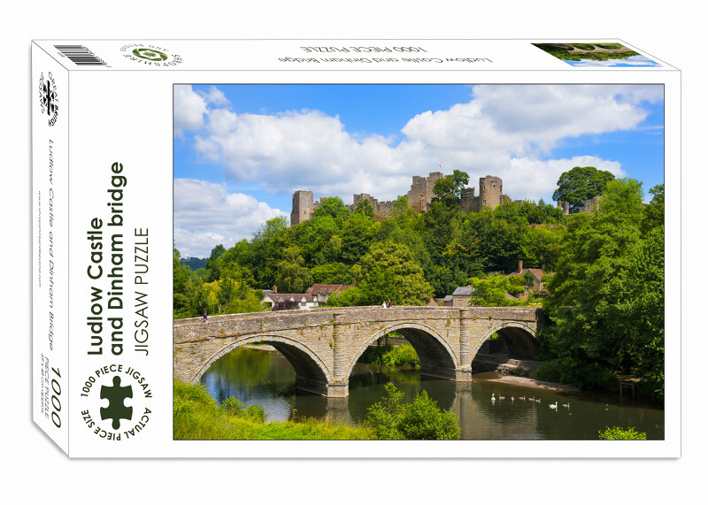 Dinham Bridge and Ludlow Castle 1000-piece jigsaw