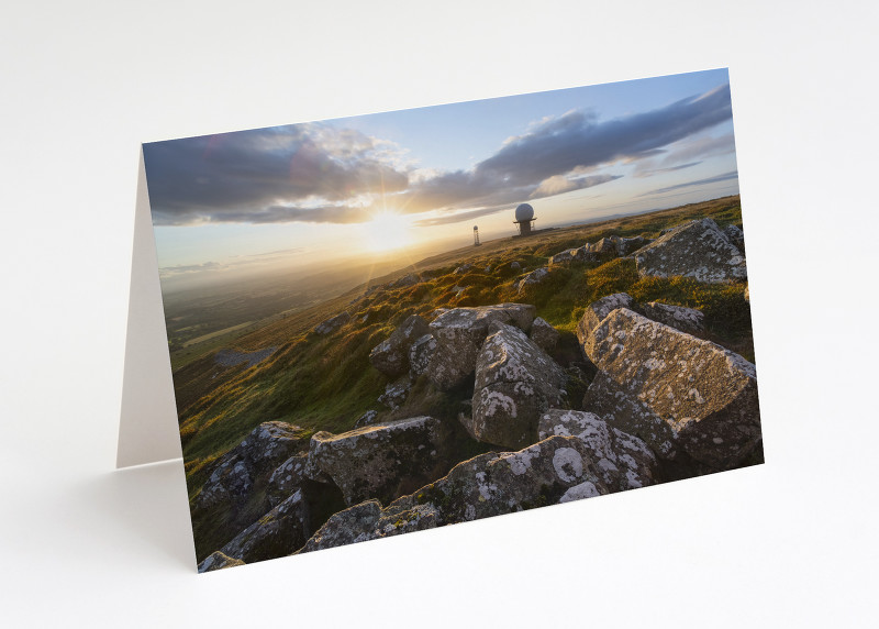 Sunrise on Titterstone Clee, Shropshire.