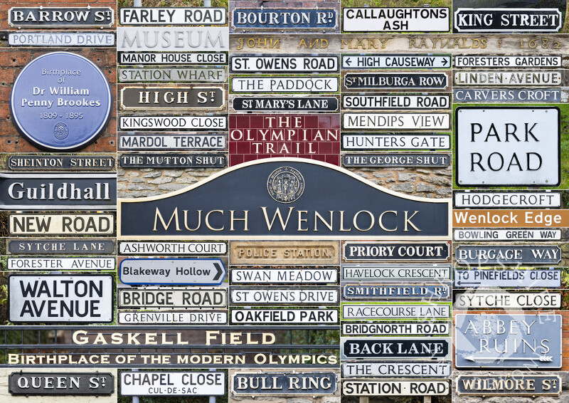 Much Wenlock names and places