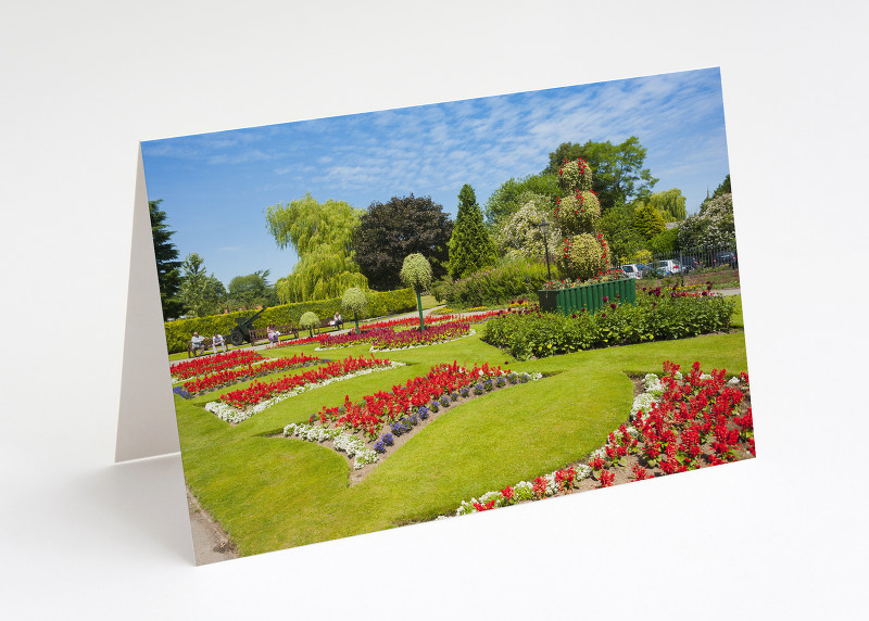 Summer in Cae Glas Park, Oswestry, Shropshire.