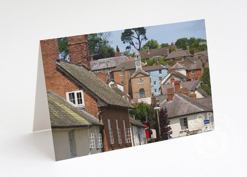 The town of Bishop's Castle, Shropshire.