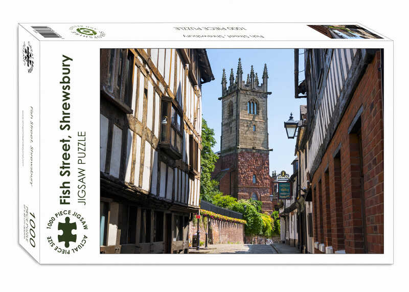 Fish Street, Shrewsbury 1000-piece Jigsaw