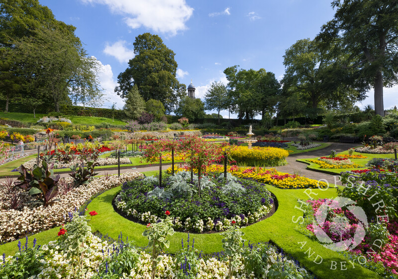 The Dingle garden, Shrewsbury, Shropshire.
