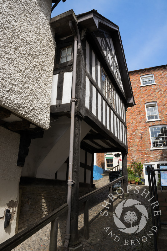 The House on Crutches in Bishop's Castle, Shropshire, England.