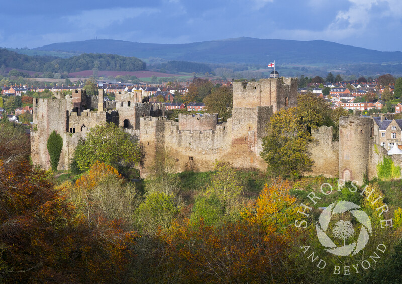 Autumn at Ludlow Castle, Shropshire.