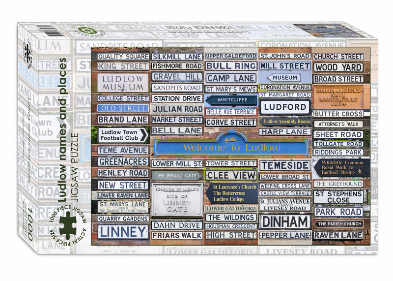 Ludlow names and places 1000-piece jigsaw