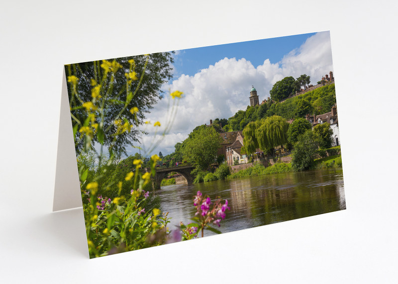 Bridgnorth and the River Severn, Shropshire.