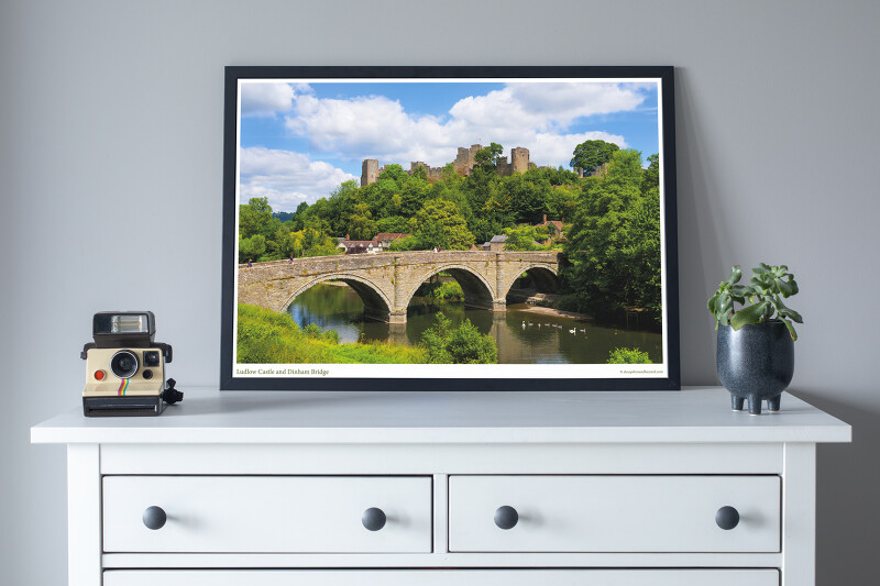 Ludlow and Dinham Bridge - Poster