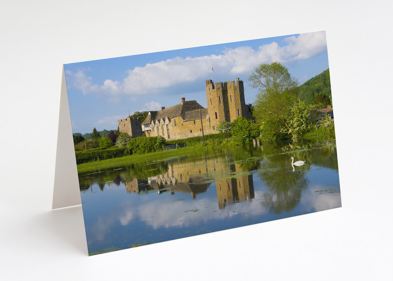 Summer at Stokesay Castle, Shropshire.