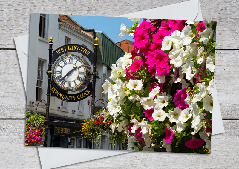 Market Square in Wellington, Shropshire.