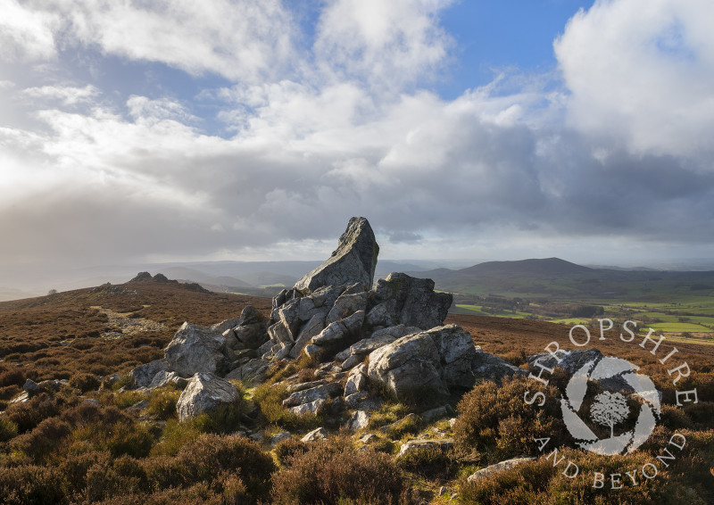 Diamond Rock on the Stiperstones, Shropshire.