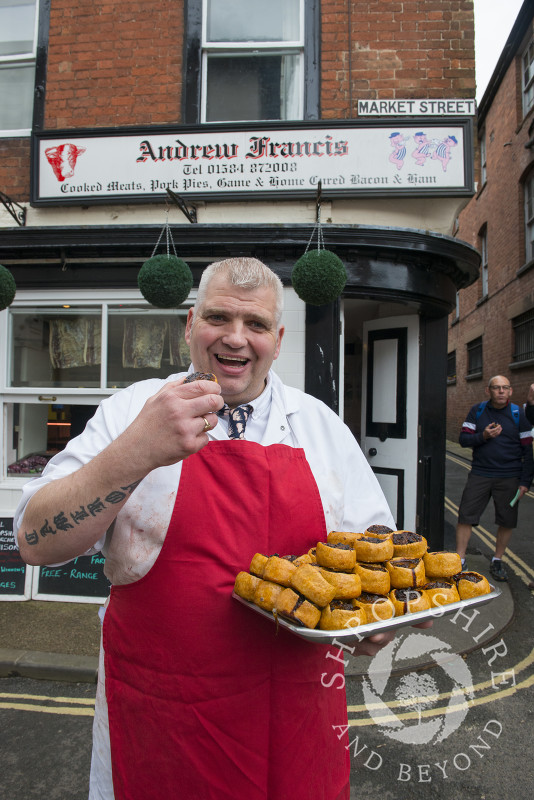Pie Trail at Andrew Francis Butchers, Ludlow Spring Festival.